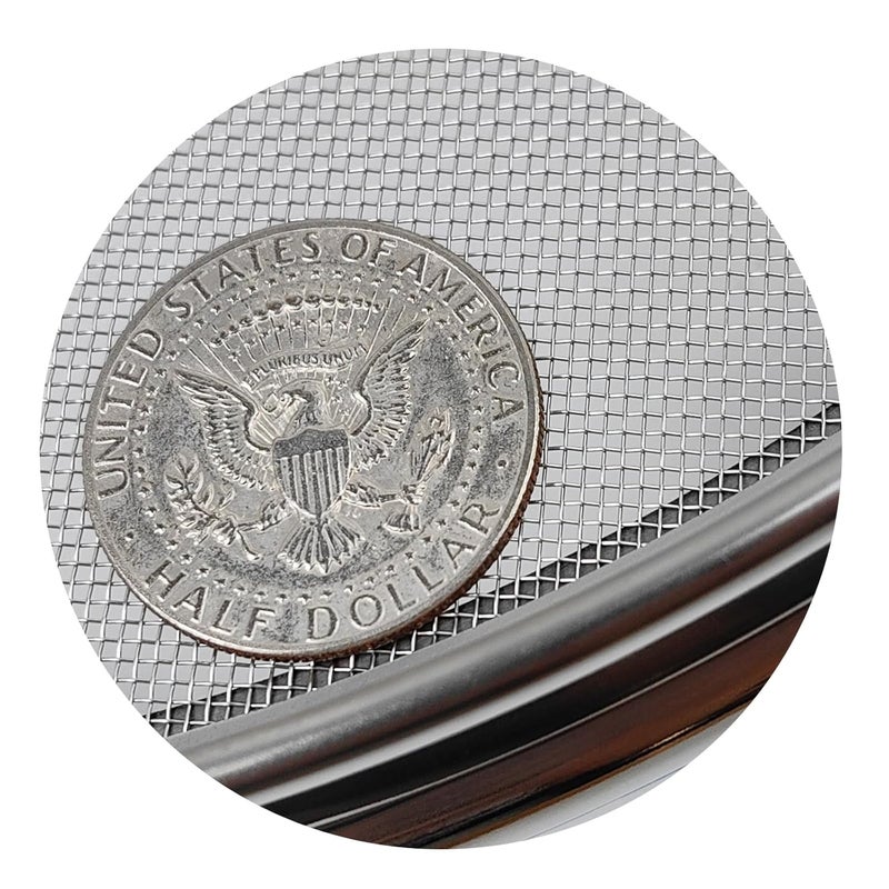 LABLPSAI 20 Mesh Lab Sieves 12" Diameter 304 Stainless Steel Wire Cloth Test Sieve for Industrial Laboratory Home - Image 5